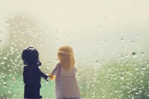 Holding hands