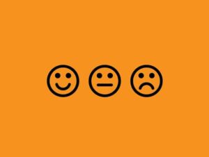 HappySignals measure user satisfaction with smiley faces like this