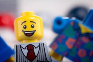 Happy lego man