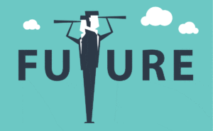 A man looking to the future of ITSM