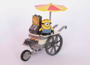 Minion on a cart
