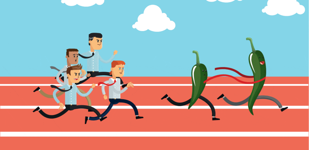 ITSM people chasing a jalapeno