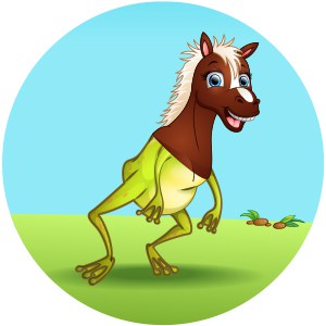 DevOps frog horse