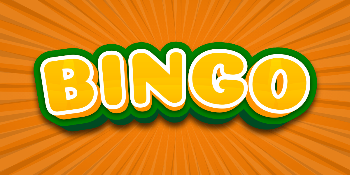 Bingo Text Design Vector Graphic by ss graphic studio · Creative Fabrica