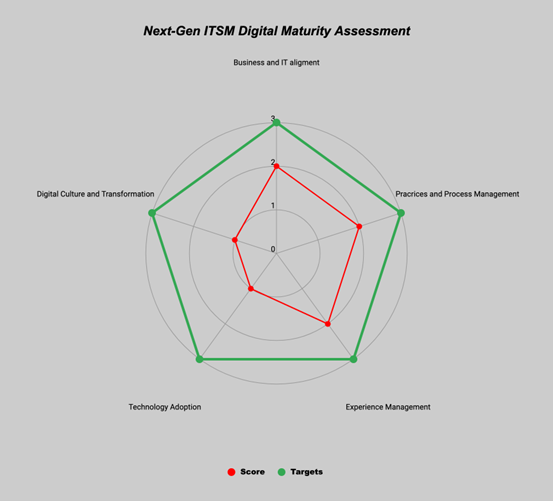 Reviewing the digital maturity assessment results