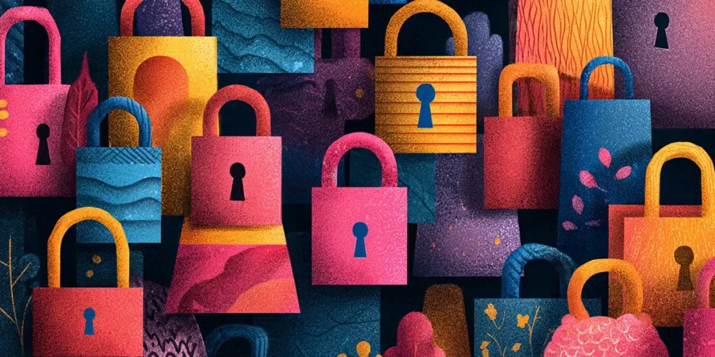 Colored padlocks representing Security Stories used to design secure services in ITIL (Version 5)