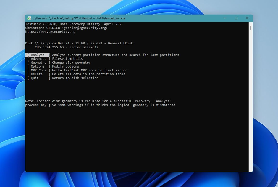 Deleted Partition Actions