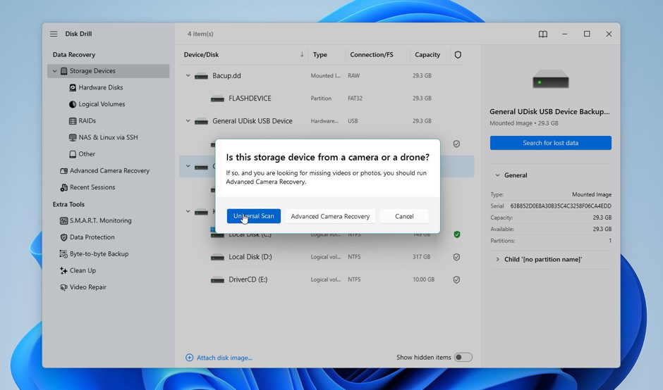Deleted Partition Actions