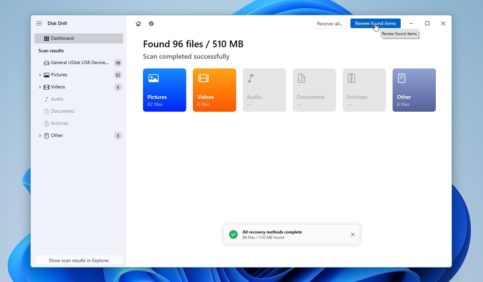 Deleted Partition Actions