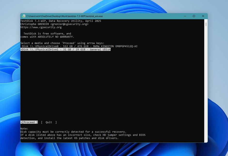 Deleted Partition Actions